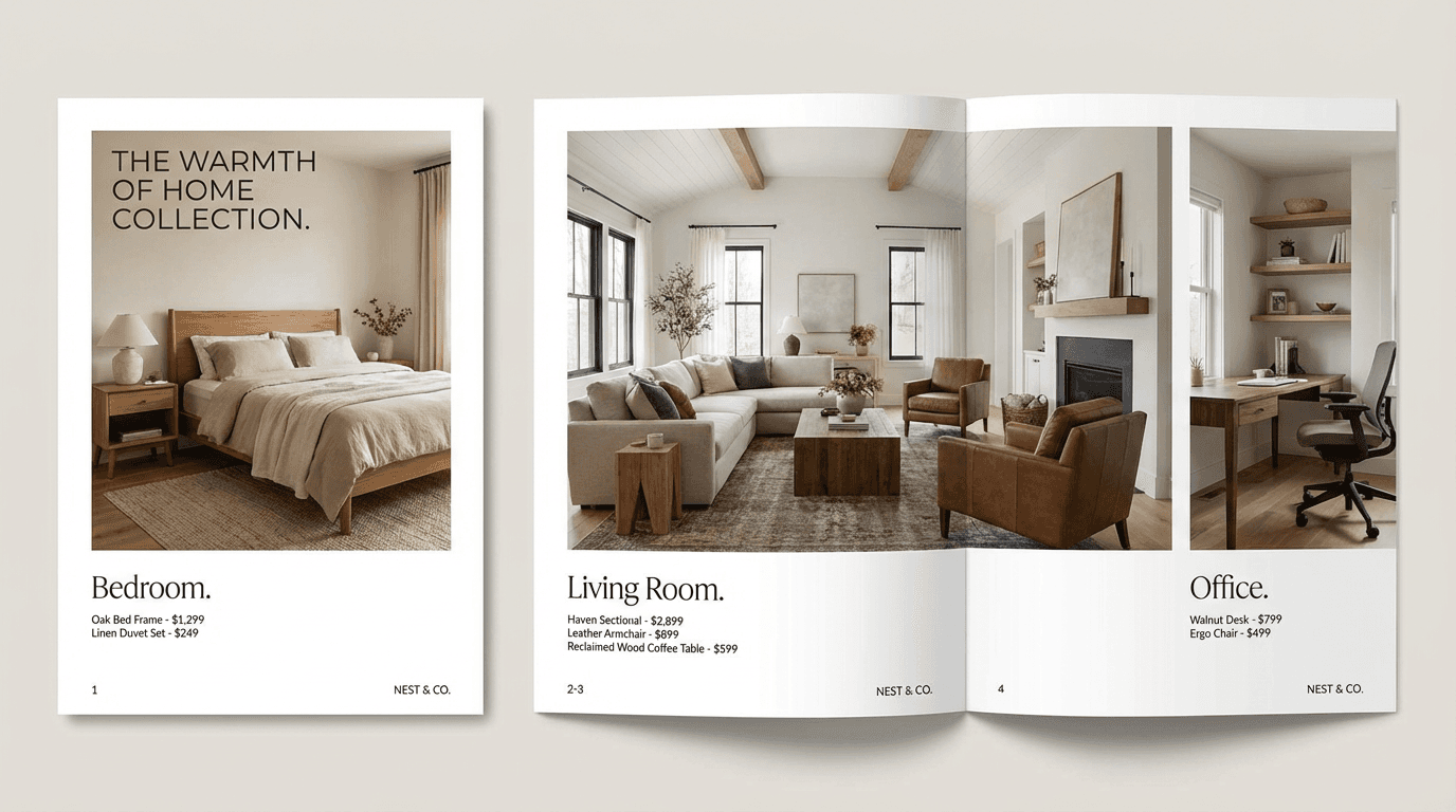 Professionelle Mobelkatalog-Fotografie