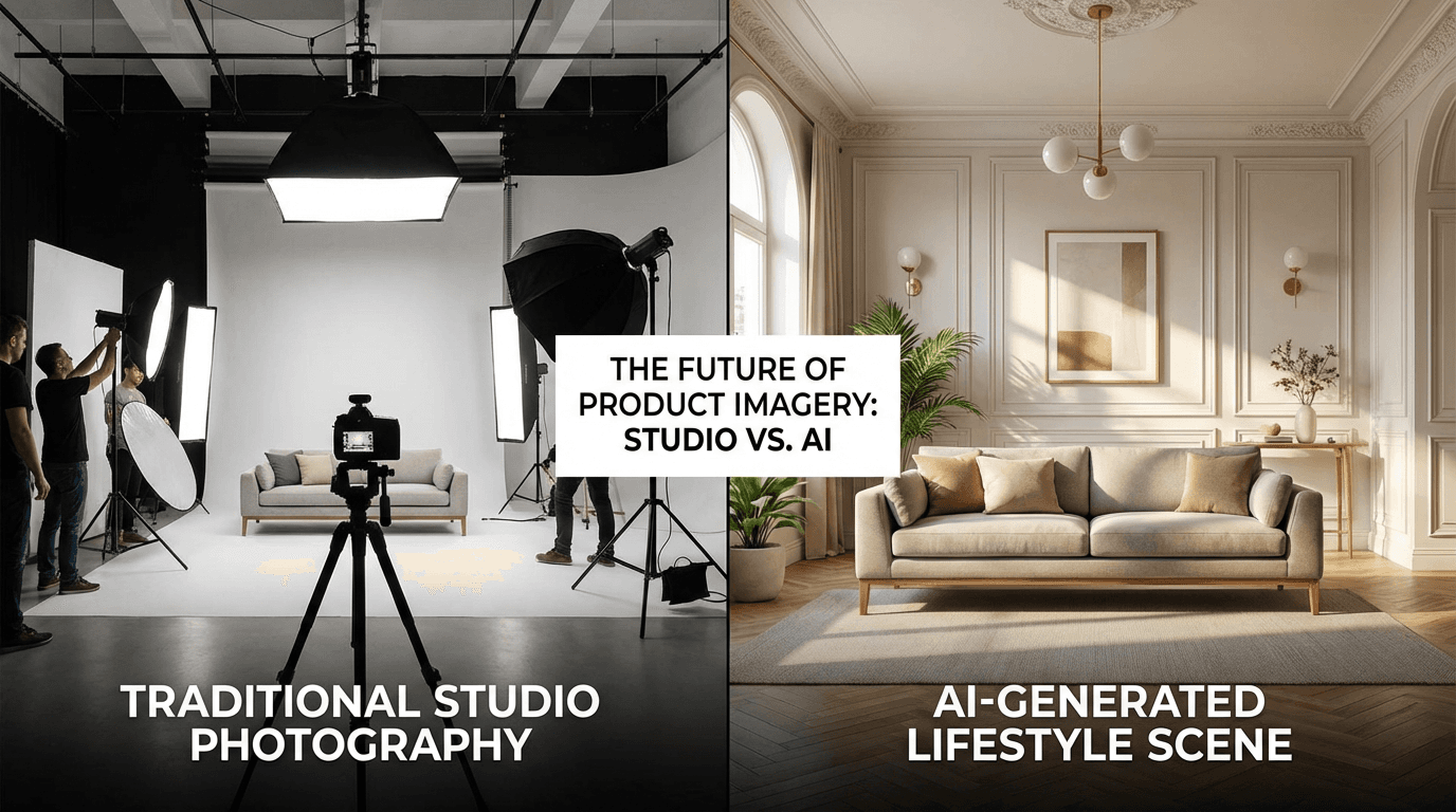 KI-Mobelfoto vs Studio: detaillierter Vergleich